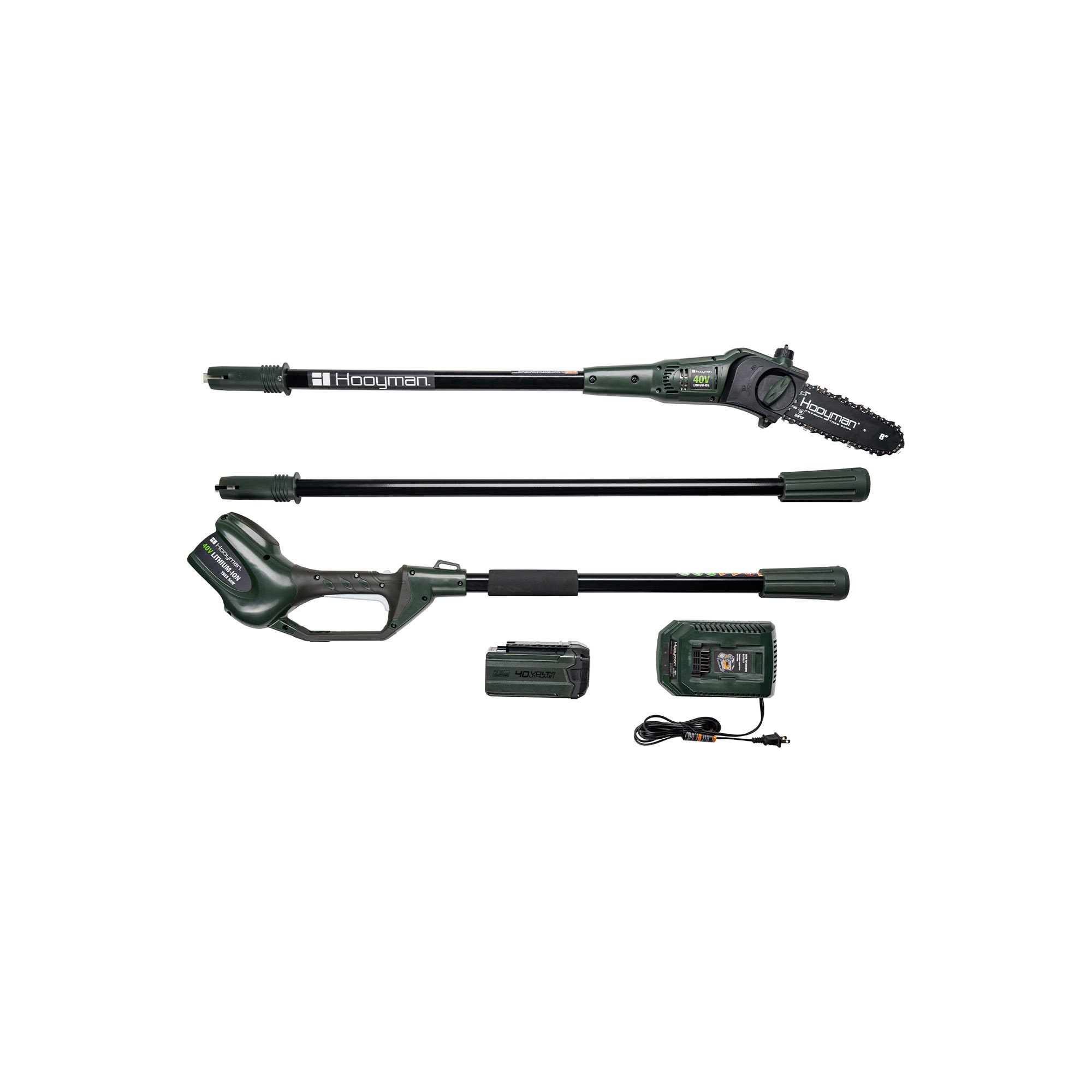 Hooyman cordless 40 volt lithium pole saw 655236 deals